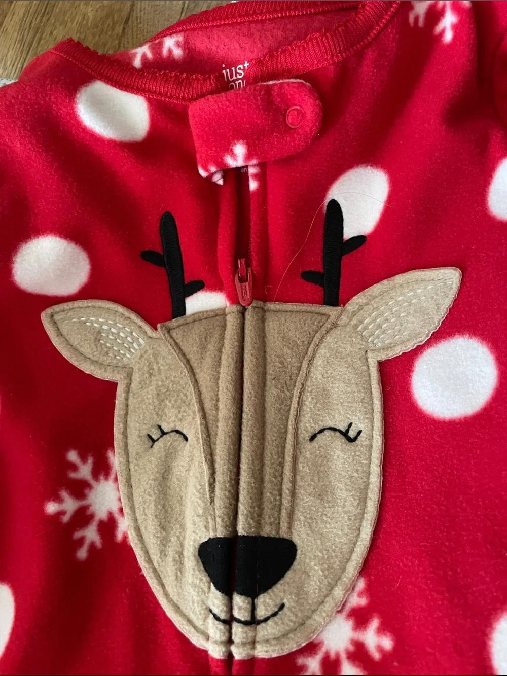 2 NWT Christmas fleece sleepers 3t red pink